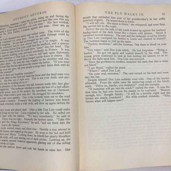 Vintage 1933 Anthony Adverse Hervey Allen Hardcover Historical Fiction Ex Libris - Picture 5 of 14